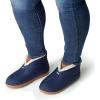 Dearfoams Women’s Indoor/Outdoor Warm Up Bootie Slipper(Peacoat)