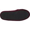 Dearfoams Women’s Jules Shiny Velour Twist Vamp Slide Slipper(Burgundy)