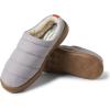 Dearfoams Women’s Kendra Sport Lounge Memory Foam Clog(Medium Grey Nylon)