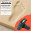Dearfoams Women’s Lightweight Memory Foam Indoor House Slipper Darcy Velour Clog with Wide Widths(Green Trees)
