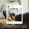 Dearfoams Women’s Lightweight Memory Foam Indoor House Slipper Darcy Velour Clog with Wide Widths(Peacoat)