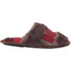 Dearfoams Women’s Mama Bear Slipper(Brown Frost)