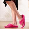 Dearfoams Women’s Melanie Colorblocked Microfiber Terry Thong Slipper(Paradise Pink)