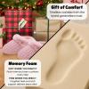 Dearfoams Women’s Memory Foam Cozy Soft House Slippers Gifts for Women Hannah Knit Clog House Shoes(Pale Mauve)