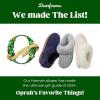 Dearfoams Women’s Memory Foam Cozy Soft House Slippers Gifts for Women Hannah Knit Clog House Shoes(Sleet Solid)