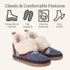 Dearfoams Women’s Moritz Mountain Energy Return Technology Bootie(Navy Multi)