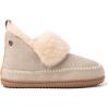 Dearfoams Women’s Moritz Mountain Energy Return Technology Bootie(Oatmeal Heather)