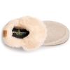 Dearfoams Women’s Moritz Mountain Energy Return Technology Bootie(Oatmeal Heather)