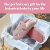 Dearfoams Women’s Novelty Gift Teddy Sherpa Scuff Slip On House Shoe(Pink)