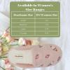 Dearfoams Women’s Novelty Gift Teddy Sherpa Scuff Slip On House Shoe(Pink)