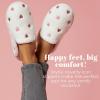 Dearfoams Women’s Novelty Gift Teddy Sherpa Scuff Slip On House Shoe(Pink)