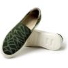 Dearfoams Women’s Sophie Loafers(Olive Print)