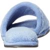Dearfoams Women’s Terry Slide Flat, Fresh Pink(Ice Berg)