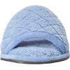 Dearfoams Women’s Terry Slide Flat, Fresh Pink(Ice Berg)