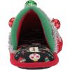 Dearfoams Women’s Ugly Sweater Closed Toe Scuff Slipper(Bells & Argyle)