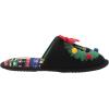 Dearfoams Women’s Ugly Sweater Closed Toe Scuff Slipper(Get Lit)