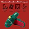 Dearfoams Women’s Ugly Sweater Closed Toe Scuff Slipper(Tree)