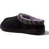 Dearfoams Womens Wren High Vamp Clog Indoor/Outdoor Memory Foam House Shoe(Black)