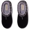 Dearfoams Womens Wren High Vamp Clog Indoor/Outdoor Memory Foam House Shoe(Black)