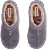 Dearfoams Womens Wren High Vamp Clog Indoor/Outdoor Memory Foam House Shoe(Light Heather Grey)