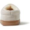 Dearfoams Womens Wren High Vamp Clog Indoor/Outdoor Memory Foam House Shoe(Oatmeal)
