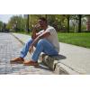 Dearfoams mens Bennett Indoor/Outdoor Memory Foam Comfort Chukka Boot(Dark Black)
