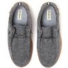 Dearfoams mens Bennett Indoor/Outdoor Memory Foam Comfort Chukka Boot(Dark Heather Grey)