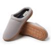 Dearfoams mens Case Casual Clog(Grey)