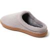 Dearfoams mens Case Casual Clog(Grey)
