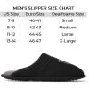 Dearfoams mens Groom & Groomsmen Giftable Wedding Day Scuff(“Groom” Black)