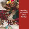 Dearfoams mens Matching Family Holiday Papa Bear Sherpa Lined Moc Toe With Embroidery Slipper(Peacoat)