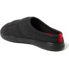 Dearfoams mens Memory Foam Indoor Outdoor House Slipper – Brayden Clog – Gifts for Men(Black)