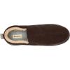 Dearfoams mens Spencer Microsuede Indoor/Outdoor Comfort Boot With Fleece Lining(Coffee)