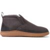 Dearfoams mens Spencer Microsuede Indoor/Outdoor Comfort Boot With Fleece Lining(Pavement)
