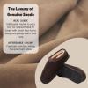 Dearfoams mens Suede Indoor Outdoor Clog(Coffee 2)