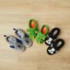 Dearfoams unisex-child Kids Toddlers Whimsical Animal Critter Washable Slipper(Green Dinosaur)