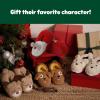 Dearfoams unisex-child Kids Toddlers Whimsical Animal Critter Washable Slipper(Kids Santa)