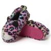 Dearfoams unisex-child Kids Toddlers Whimsical Animal Critter Washable Slipper(Leopard)