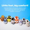 Dearfoams unisex-child Kids Toddlers Whimsical Animal Critter Washable Slipper(Multi)