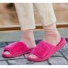 Dearfoams womens Adjustable Indoor/Outdoor Machine Washable Memory Foam Slide(Peacoat)
