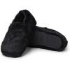 Dearfoams womens Ellie Fluffy SnuggleSlipper(Black)