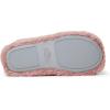 Dearfoams womens Ellie Fluffy SnuggleSlipper(Rosewood)