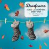 Dearfoams womens Fuzzy Memory Foam Beth Bedroom Bootie Slipper Sock With Grippers(Black Fairisle)