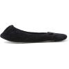 Dearfoams womens Layla Ballerina With Suede Outsole(Black & Leopard (2 Pack))
