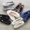 Dearfoams womens Layla Ballerina With Suede Outsole(Leopard)