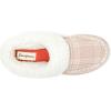 Dearfoams womens Nyla Felted and Plaid Moc Toe Clog(Pale Mauve)