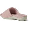 Dearfoams womens Original Comfort Emma Slip on Slide Sandal With Arch Support(Mauve)