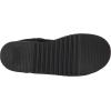 Dearfoams womens Paige Genuine Suede BootieSlipper(Black)