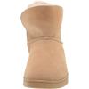Dearfoams womens Paige Genuine Suede BootieSlipper(Desert)