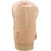 Dearfoams womens Paige Genuine Suede BootieSlipper(Desert)